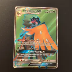 Pokemon Decidueye GX Full Art Promo Holo SM Set SM37 Stage 2 240 HP - Image 1