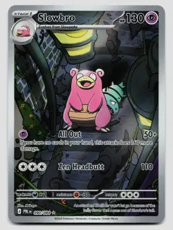 Pokemon Slowbro Illustration Rare ME05: Pitch Black 090/084 NM - Image 1
