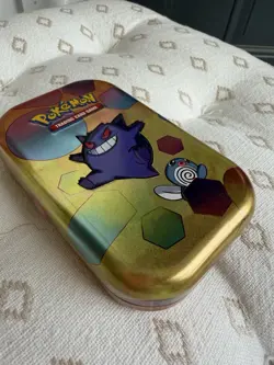 Pokemon TCG sv151 Gengar & Poliwag Collectible Mini Tin NO PACKS - Image 5