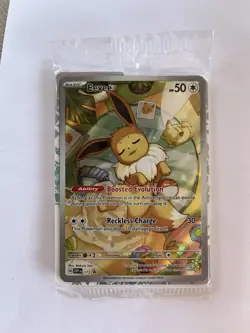 sealed Pokemon TCG Eevee 173 prismatic evolutions Promo Holo English 2025 - Image 2
