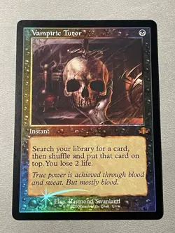 Vampiric Tutor (Retro Frame) MTG Dominaria Remastered Foil NM - Image 1
