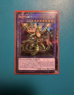 Yu-Gi-Oh! Predaplant Dragostapelia NM Quarter Century Secret Rare RA01-EN027 - Image 1