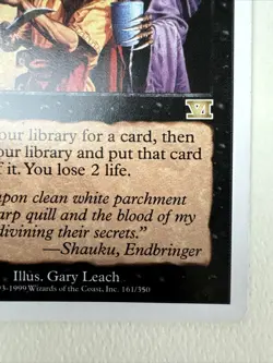 Magic: The Gathering. Vampiric Tutor Classic Sixth (6) Edition White Border - Image 4