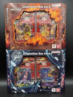 ONE PIECE ILLUSTRATION BOX VOL 5 & VOL 6 SET FACTORY SEALED OP-13 FAST SHIPPING - Image 1