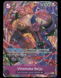 Vinsmoke Reiju (Alternate Art) EB03-031 Extra Booster: One Piece Heroines - Image 1