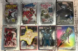2023 Marvel Platinum Variants Lot Of 8 cards spider-Man Lot # 18 - Image 1
