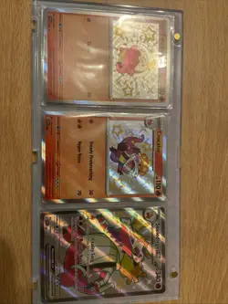 Pokemon TCG Fuecoco 079 Crocalor 080 Skeledirge ex 081 Paldean Fates NM W/ Frame - Image 2