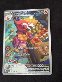 Crocalor 202/193 Sv02: Paldea Evolved Holo Illustration Rare Pokemon TCG Card - Image 1