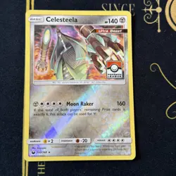 Celesteela 100/168 Pokemon League Promo Reverse Holo Sun & Moon Pokemon TCG NM - Image 1