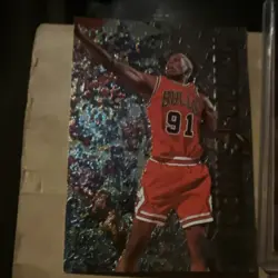 SkyBox Dennis Rodman Chicago Bulls 1994-95 Masters/Z-Force Card Lot (5) - Image 2
