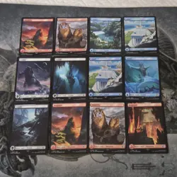 MTG Final Fantasy | Full Art Basic Lands Only Lot • 19 - Image 1