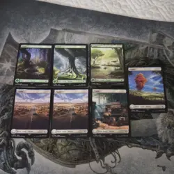 MTG Final Fantasy | Full Art Basic Lands Only Lot • 19 - Image 2