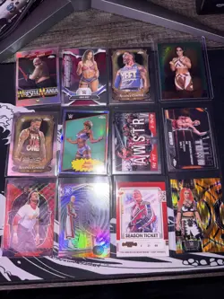 50 Card Lot Topps WWE Chrome, Cactus, Cosmic, Finest, Universe - Many Inserts - Image 2