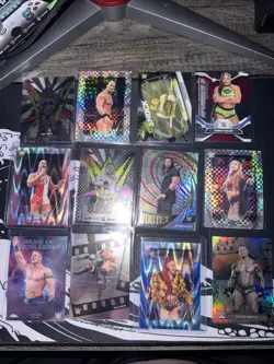 50 Card Lot Topps WWE Chrome, Cactus, Cosmic, Finest, Universe - Many Inserts - Image 3