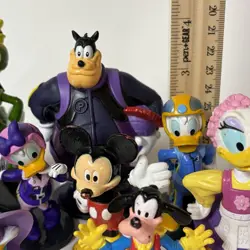 Disney Mickey Mouse Figures Mixed Toy Lot Of 13 Figures Cake Toppers - Image 4