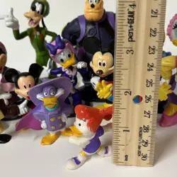 Disney Mickey Mouse Figures Mixed Toy Lot Of 13 Figures Cake Toppers - Image 5