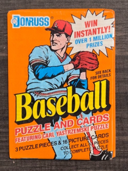 1990 Leaf Donruss MLB Baseball Wax Packs 16 Cards 3 Puzzle Pieces Lot of 10 NEW - Image 2
