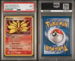 PSA 9 Ninetales Reverse Stamp EX Power Keepers Pokemon 2007 MINT 🔥Pop 86🔥 - Image 3
