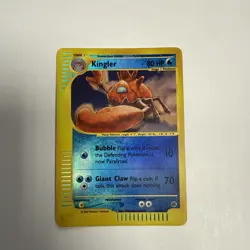 Kingler 15/165 Expedition Base Set Reverse Holo Rare Pokemon Card NEAR MINT - Image 1