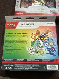 Pokemon TCG First Partner Illustration Collection Series 1 & 2 Box - Image 3