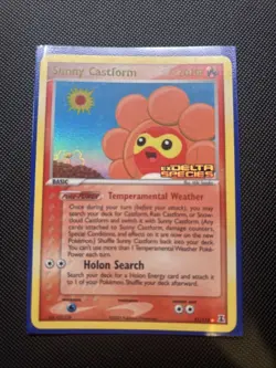 Pokemon TCG Sunny Castform EX Delta Species 31/113 - Image 2