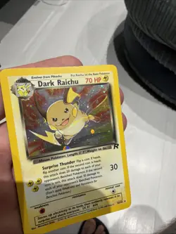 Pokemon Dark Raichu Holo Card Team Rocket Series 83/82 - Image 4