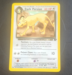 Pokemon TCG Dark Persian 42/82 Team Rocket Unlimited 60HP - Image 1