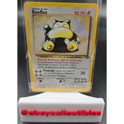 Pokemon Ronflex Snorlax 27/64 Jungle MP French Holo Rare WOTC 1999-2000 - Image 1