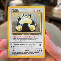 Pokemon TCG Snorlax 27/64 Jungle 1st Edition Holo Rare Holo English 1999 HP 90 - Image 1