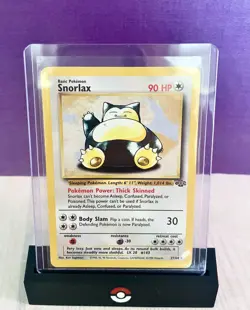 Pokemon Snorlax Non Holo 27/64 Jungle Vintage WOTC 1999 Rare LP NM - Image 1