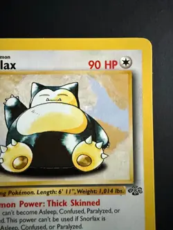 Pokemon TCG Snorlax 27/64 Jungle Regular NM/ Mint 1999 - Image 3