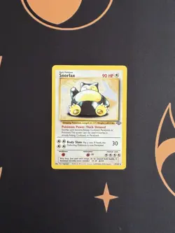Pokemon TCG Snorlax Jungle Card 27/64 Regular Rare Non-Holo Unlimited Vintage - Image 1