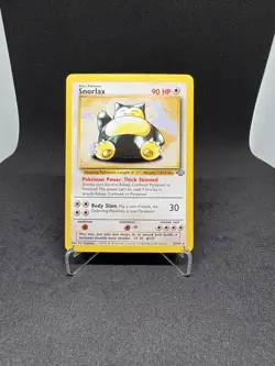 Snorlax 27/64 Jungle Set Regular Non-holo Pokemon TCG RARE 1999 WOTC LP - Image 2