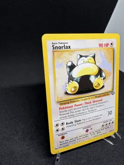 Snorlax 27/64 Jungle Set Regular Non-holo Pokemon TCG RARE 1999 WOTC LP - Image 4