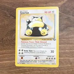 Pokemon TCG Snorlax Jungle 27/64 Rare Unlimited 1999 English 90HP - Image 1