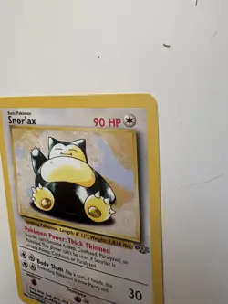Snorlax 27/64 Jungle Set Regular Non-holo Pokemon TCG RARE 1999 WOTC LP - Image 3