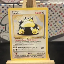 Snorlax 27/64 Pokemon Jungle Regular MP - Image 1