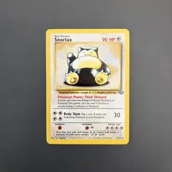 Snorlax 27/64 Jungle Non Holo Rare 1999 Vintage Pokemon Card - Image 4