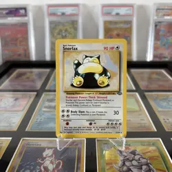 Snorlax 27/64 Jungle Non Holo Rare 1999 Vintage Pokemon Card - Image 2