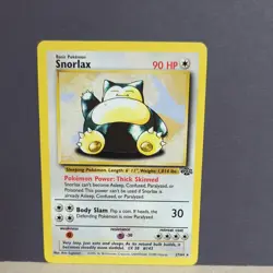 Snorlax 27/64 Jungle Pokemon Card WOTC NM - Image 1