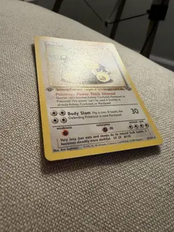 Pokemon TCG Snorlax 27/64 1st Edition Jungle Set Rare Non-Holo WOTC 1999 LP - Image 2