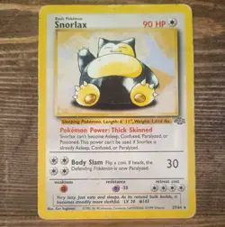 Snorlax 27/64 Jungle Pokemon Card WOTC - Image 1