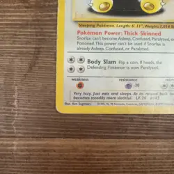 Snorlax 27/64 Jungle Pokemon Card WOTC - Image 5