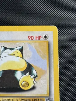 Pokemon WOTC TCG Snorlax 27/64 Jungle Non Holo Rare 1999 MP - Image 4