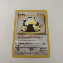 Pokemon TCG Snorlax Jungle Card 27/64 Unlimited Rare - Image 1