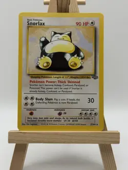 Pokemon TCG Snorlax Jungle Card 27/64 Unlimited Rare Non-Holo - Image 1