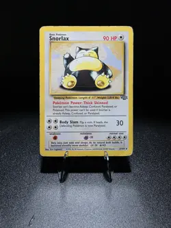 Pokemon TCG Snorlax 27/64 Jungle Set Non-Holo Trading Card Rare - Image 1