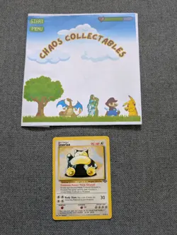 Pokemon WOTC TCG Snorlax 27/64 Jungle Non Holo Rare 1999 MP - Image 1