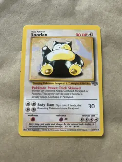 Pokemon TCG Snorlax Jungle Card 27/64 Non Holo - Image 1