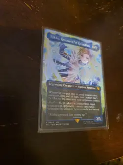 MTG English Rikku, Resourceful Guardian (Borderless) (Chocobo Track Foil) NM - Image 2